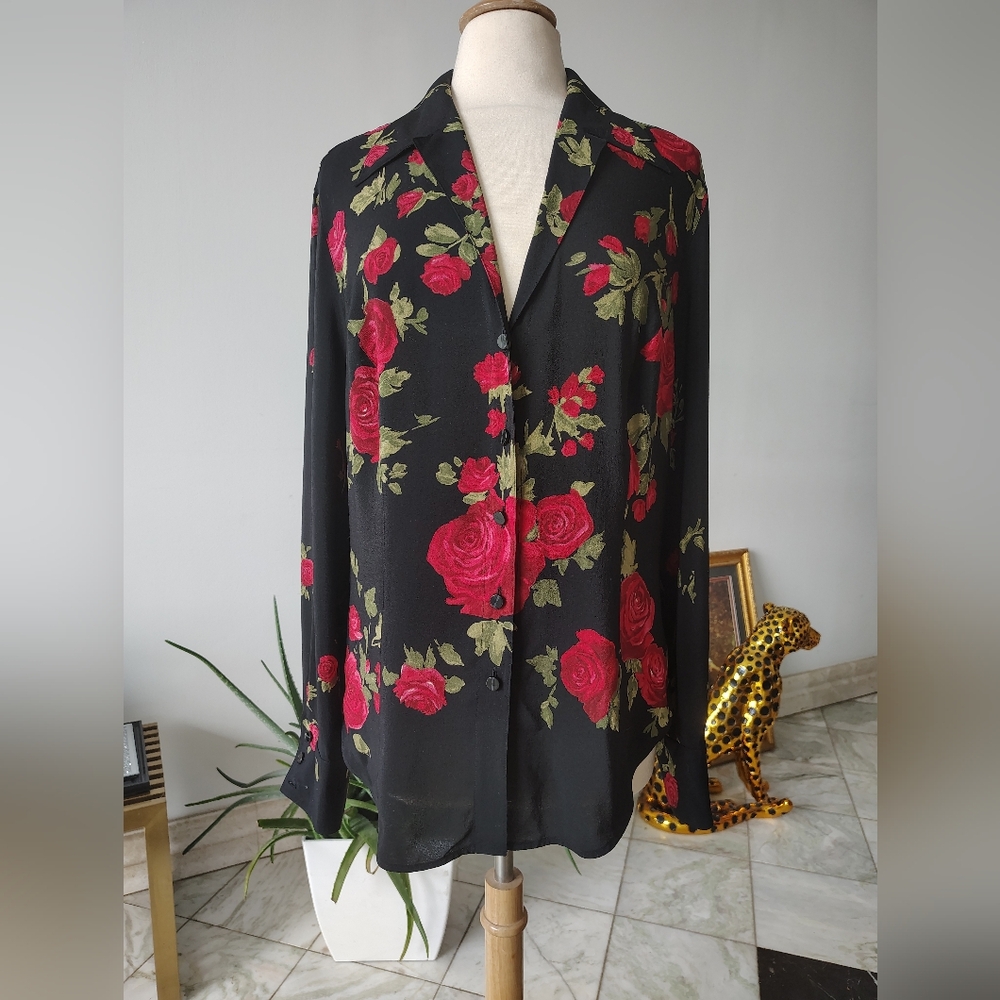 Escada, Roses Blouse